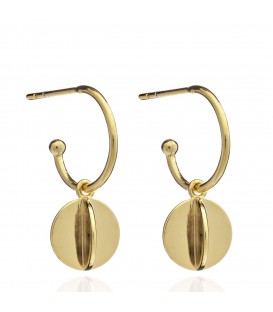 Rachel Jackson Mini orb hoop earrings