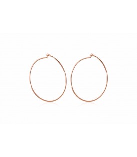 Boho Betty Sarandon Rose Gold Hoops