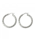 Lucky Eyes Amsterdam Patterned Hoops