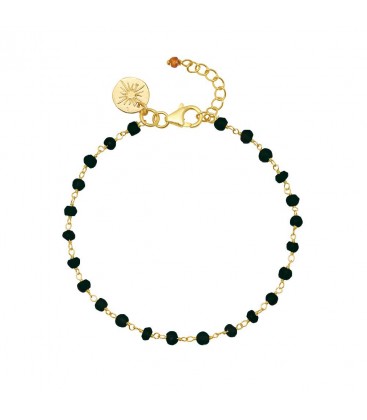 Mirabelle Black Onyx Bracelet with Spectite Garnet