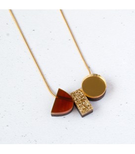 Emma Necklace - Tortoiseshell /Gold
