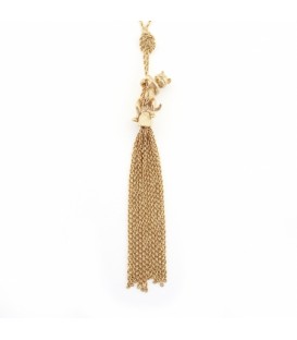 Bill Skinner Kitten Tassel Necklace