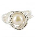 Pearl 'n Wire Ring