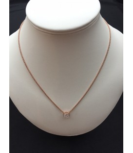 Short Adjustable Diamante Necklace