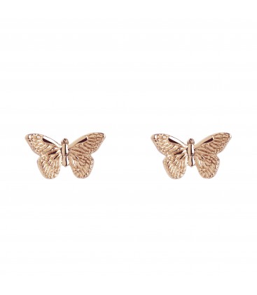 Butterfly Studs Rose Gold