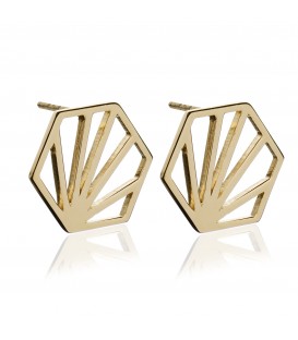 Rachel Jackson Hexagon Earrings