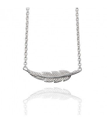 Muru Horizontal Feather Necklace